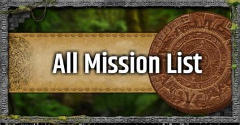 tomb raider mission list.